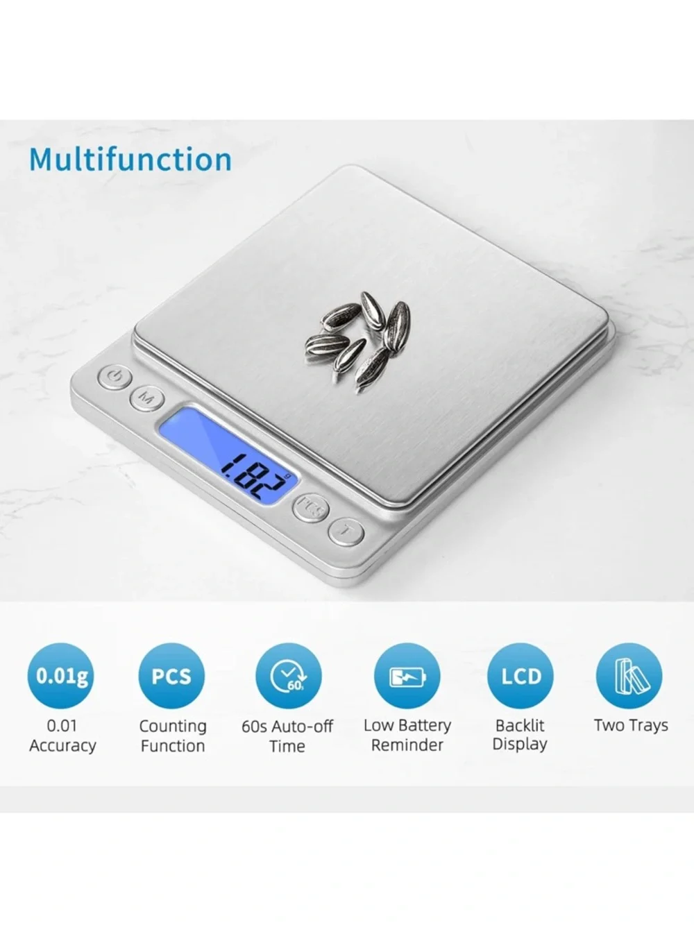 Digital Stainless Steel Mini Scale - Picture 6 of 11
